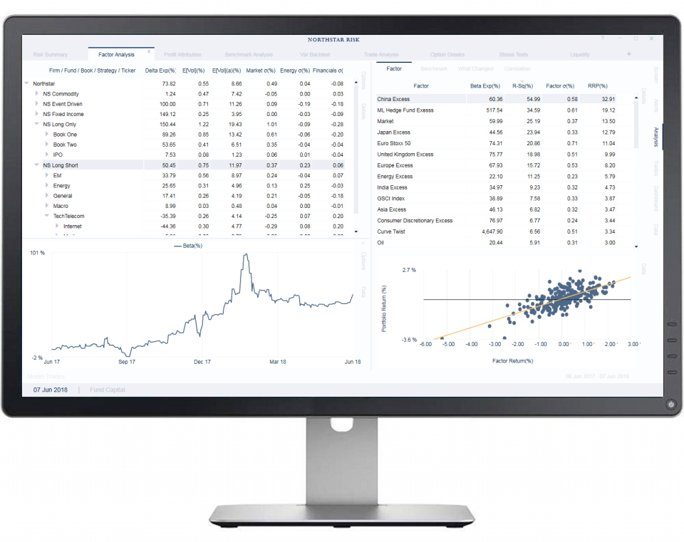 screenshot of Northstar Risk/Performance Software
